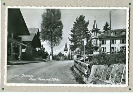 Sigriswil, Hotel Bären und Kirche