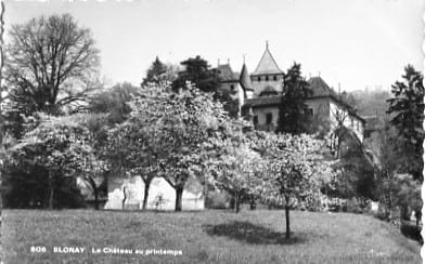 Blonay, le Chateau au printemps