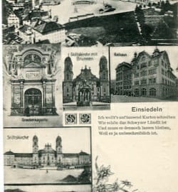 Einsiedeln, Mehrbildkarte