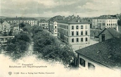 Frauenfeld, Schulhäuser und Regierungsgebäude