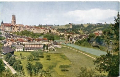 Freiburg, vue generale et la Neuveville