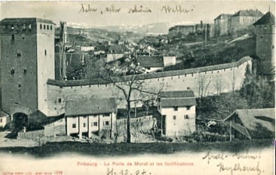 Freiburg, La Porte de Morat et les fortifications