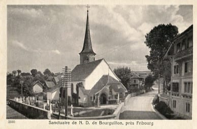 Bourguillon, Sanctuaire de N.D., pres Freiburg