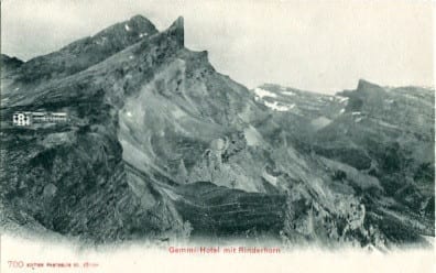 Gemmi Hotel mit Rinderhorn