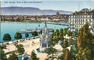 Genf, Rade et Monument Brunswick