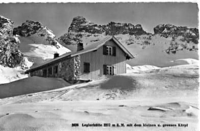 Leglerhütte, mit dem kleinen und grossen Kärpf