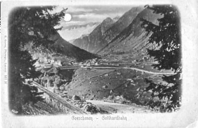 Göschenen, Gotthardbahn