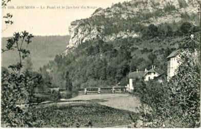 Goumois, Le Pont et le Rocher du Singe