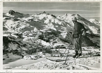 St. Moritz, San Marezzan, Skifahrer