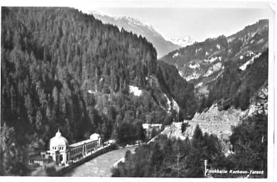 Scuol, Tarasp, Trinkhalle Kurhaus Tarasp