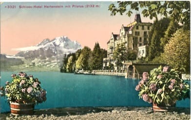 Hertenstein, Hotel Hertenstein mit Pilatus