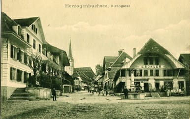 Herzogenbuchsee, Kirchgasse, belebt