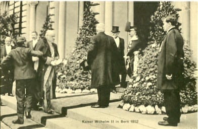 Kaiser Wilhelm II in Bern 1912