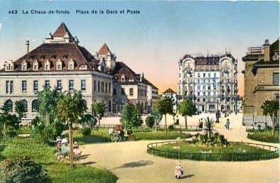 La Chaux de Fonds, Place de la Gare et Poste