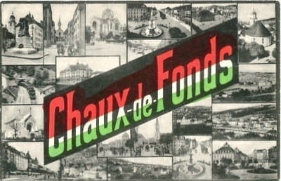 La Chaux de Fonds, Mehrbildkarte
