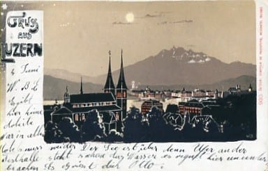 Luzern bei Mondschein