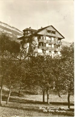 Weggis, Alpenblick, die Villa Favorita
