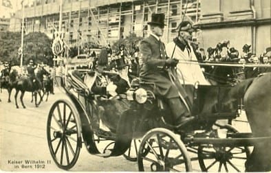 Kaiser Willhelm II in Bern 1912