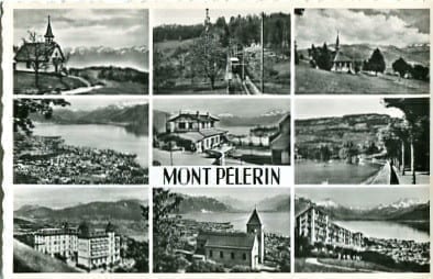 Mont Pelerin, Mehrbildkarte