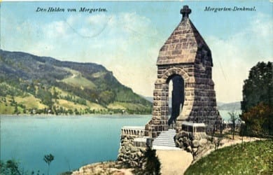 Morgarten Denkmal, den Helden von Morgarten