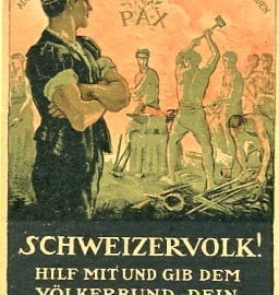 Politik - Abstimmung Beitritt Schweiz Völkerbund 1920