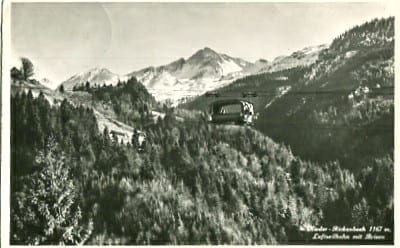 Niederrickenbach, Luftseilbahn mit Brisen