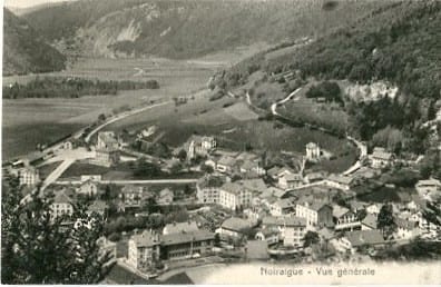 Noiraigue, vue generale