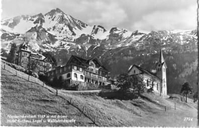 Niederrickenbach, Kurhaus Engel, Wallfahrtskapelle