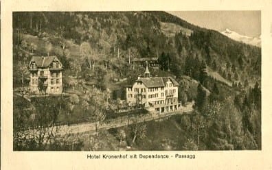 Passugg, Hotel Kronenhof mit Dependance