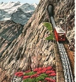 Pilatusbahn, Eselwand und Berneralpen