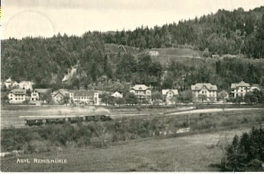 Rämismühle, Asyl, mit Zug