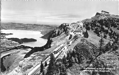 Rigi-Staffel und Kulm, Blick auf den Zugersee