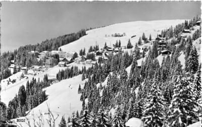 Rigi, Blick vom Firstweg auf Rigi-Kaltbad