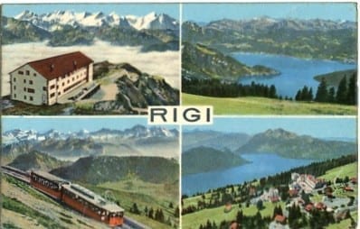 Rigi, Mehrbildkarte