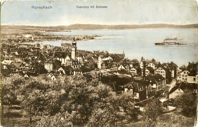 Rorschach, Panorama mit Bodensee