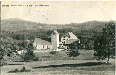 Schlatt, Kirche und Pfarrhaus