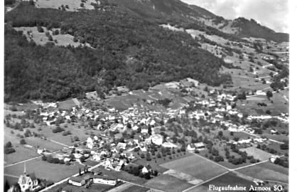 Azmoos, Flugaufnahme