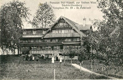 St.Peterzell, Pension zur frohen Wies, Bächle-Hemberg
