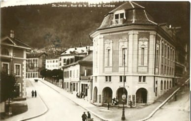 St.Imier, rue de la gare et cinema