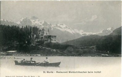 St. Moritz, Restaurant Waldschlösschen beim Infall