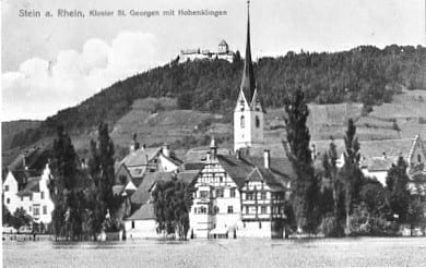 Stein am Rhein, Kloster St.Georgen mit Hohenklingen