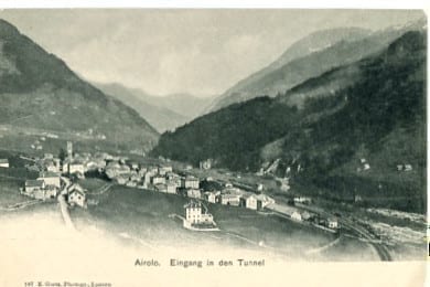 Airolo, Eingang in den Tunnel