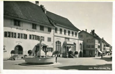 Weinfelden, Hotel Traube, Dorfansicht