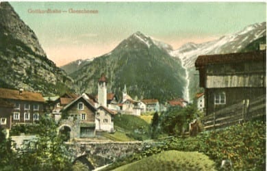 Göschenen, Gotthardbahn
