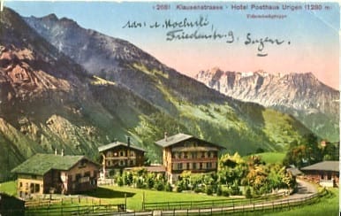 Klausenstrasse, Hotel Posthaus Urigen