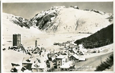 Hospental, gegen Andermatt und Oberalp