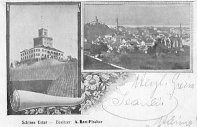 Uster, Schloss, Besitzer A. Rast-Fischer