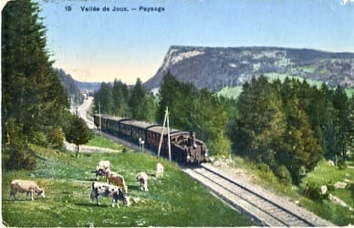 Valle de Joux, Paysage, Zug