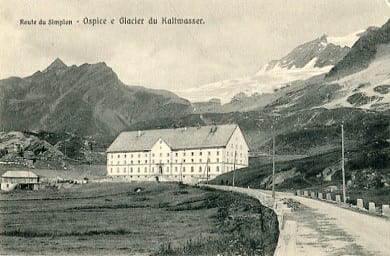 Simplonstrasse, Ospice e Glacier du Kaltwasser