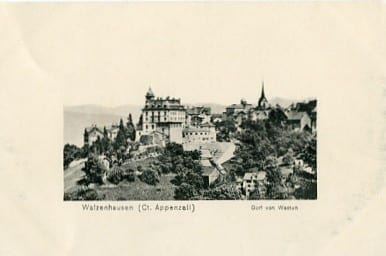 Walzenhausen, Dorf von Westen